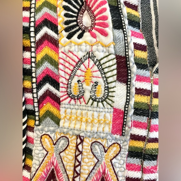 Philosophy Striped Embroidered Dress - Picture 5 of 5